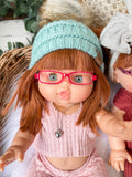 Hot Pink Glasses - DOLL