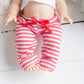 Red & White Stripe Pants - Doll