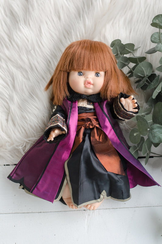 Anna Inspired Princess Dress - Doll