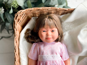 Kira -  Girl Doll with Down Syndrome