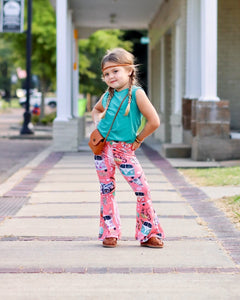 Wanderlust Bell Bottoms - Coral