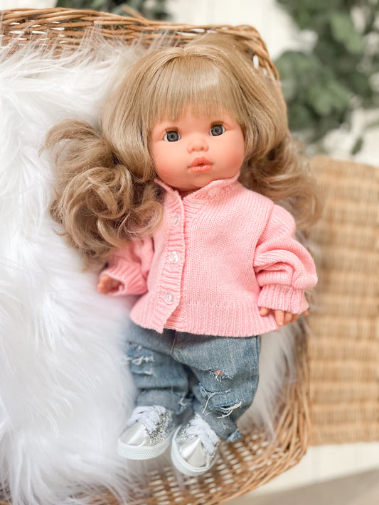 Pink Cardigan / Sweater - Doll