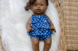 Navy Blue Polka Dot Swim - DOLL