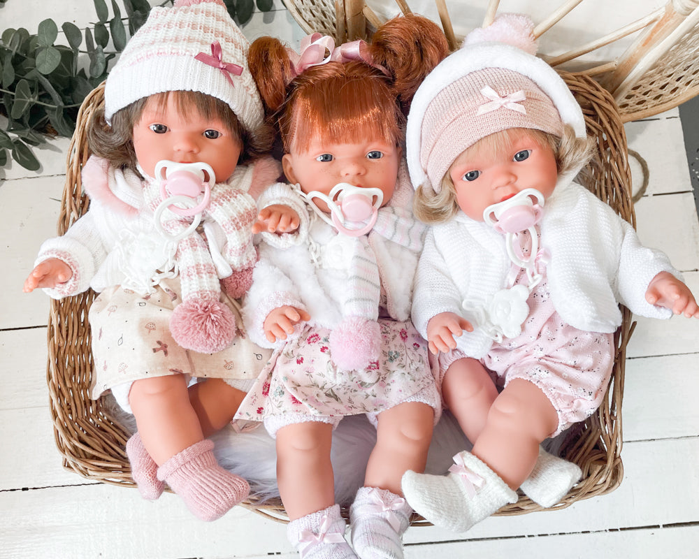 Mandy - Crying Llorens Doll with Blanket- Soft Body