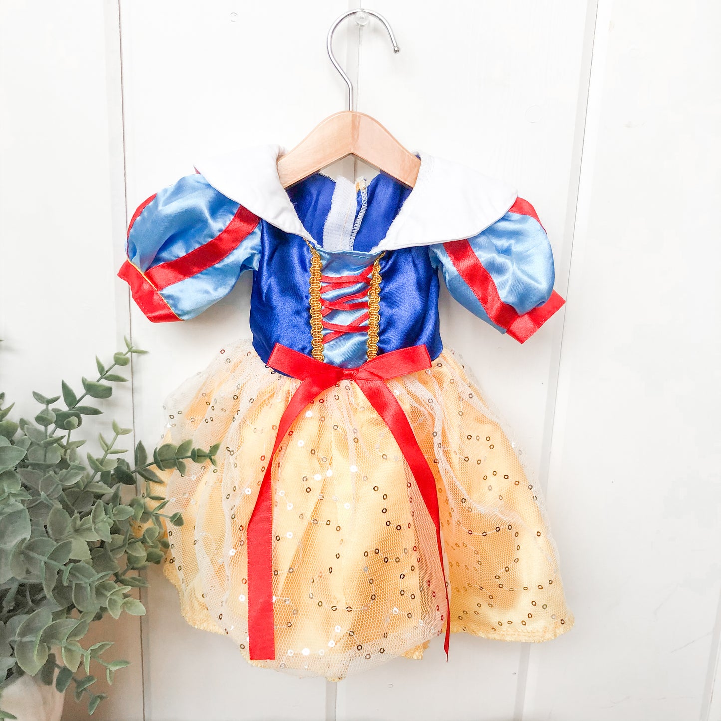 Snow White Inspired Dress- Doll