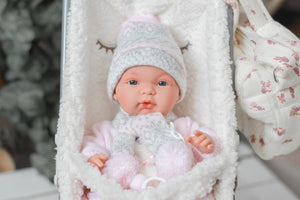 Tatiana - Crying Llorens Doll with Blanket- Soft Body