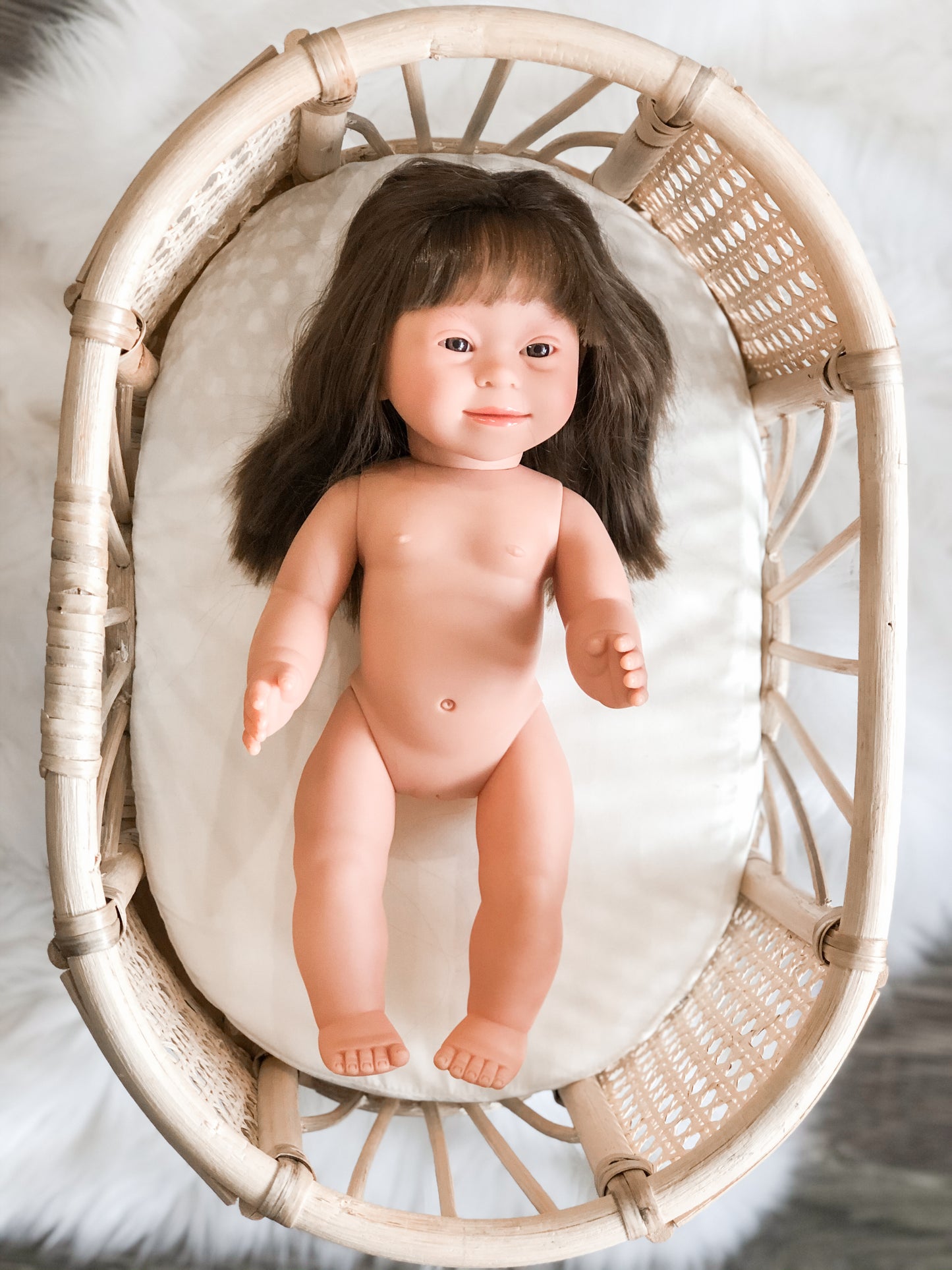 Kira -  Girl Doll with Down Syndrome