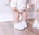 White Slip-On Sneakers - Doll