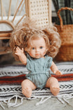 Sea Glass Gauze Romper - Doll