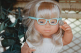 Turquoise Glasses - Doll