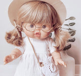 Boho Gold Round Glasses - Doll