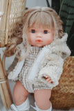 Gingham Bodysuit - Tan + White - DOLL