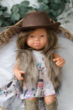 Brown Cowboy Hat - Doll