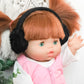 Black Winter Ear Muffs - Doll