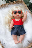 Red Heart Sunnies - DOLL