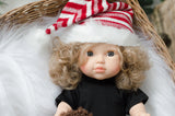 Candy Cane Santa Hat & Scarf Set - DOLL