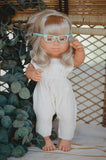 Turquoise Glasses - Doll