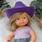 Purple Cowboy / Cowgirl Hat - Doll