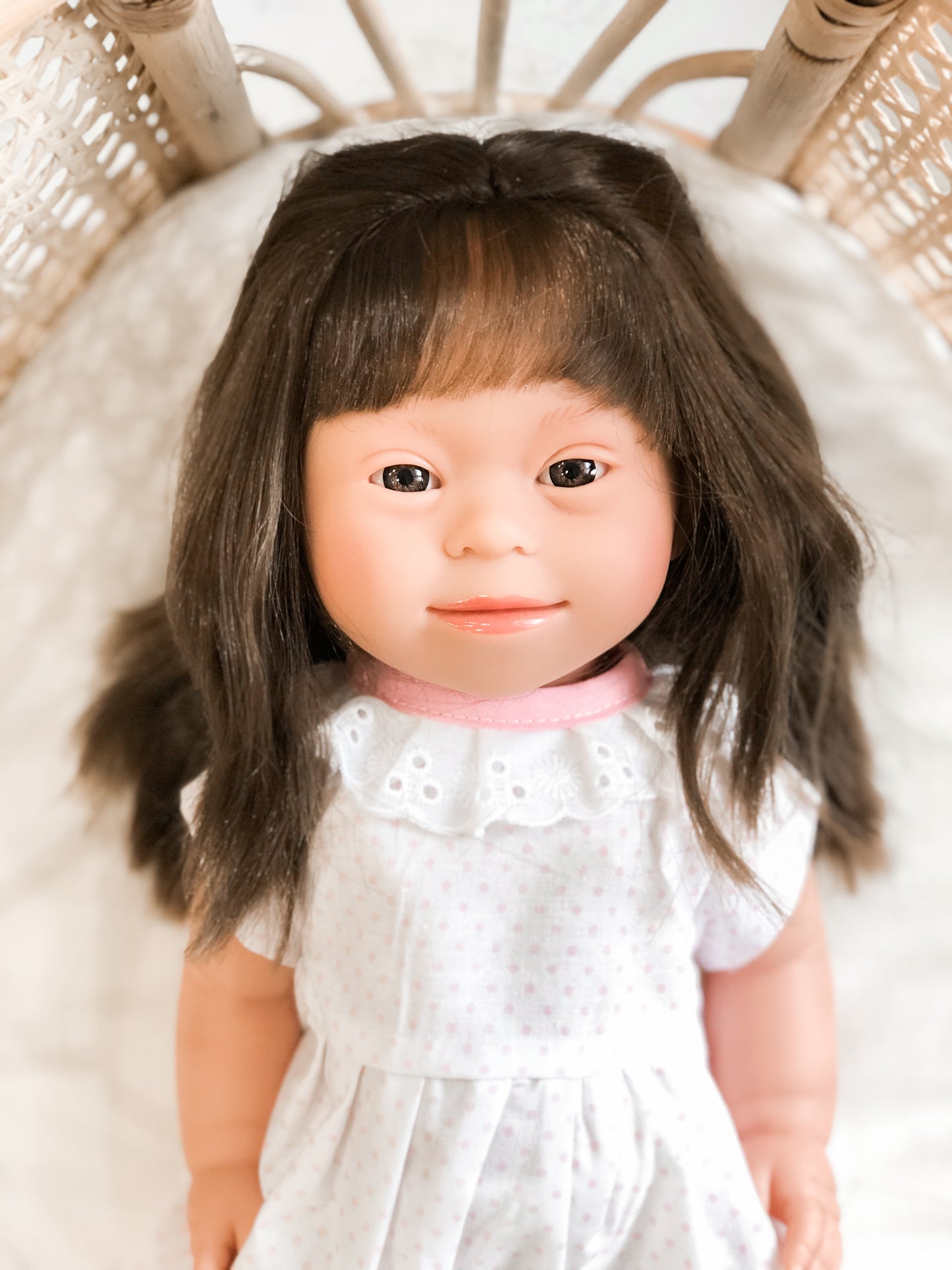 Kira -  Girl Doll with Down Syndrome