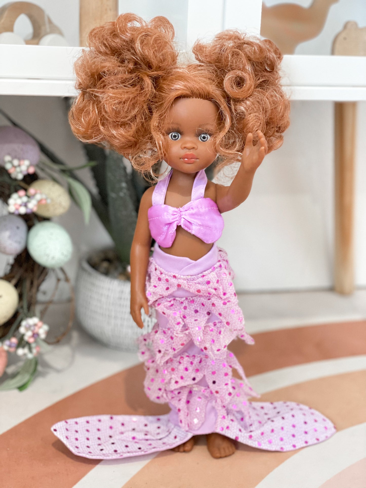 Mermaid Outfit > Pink- Las Amigas Doll