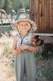 Straw Sun Hat - Norah Floral