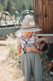 Straw Sun Hat - Norah Floral