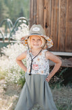 Straw Sun Hat - Norah Floral