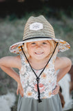 Straw Sun Hat - Norah Floral